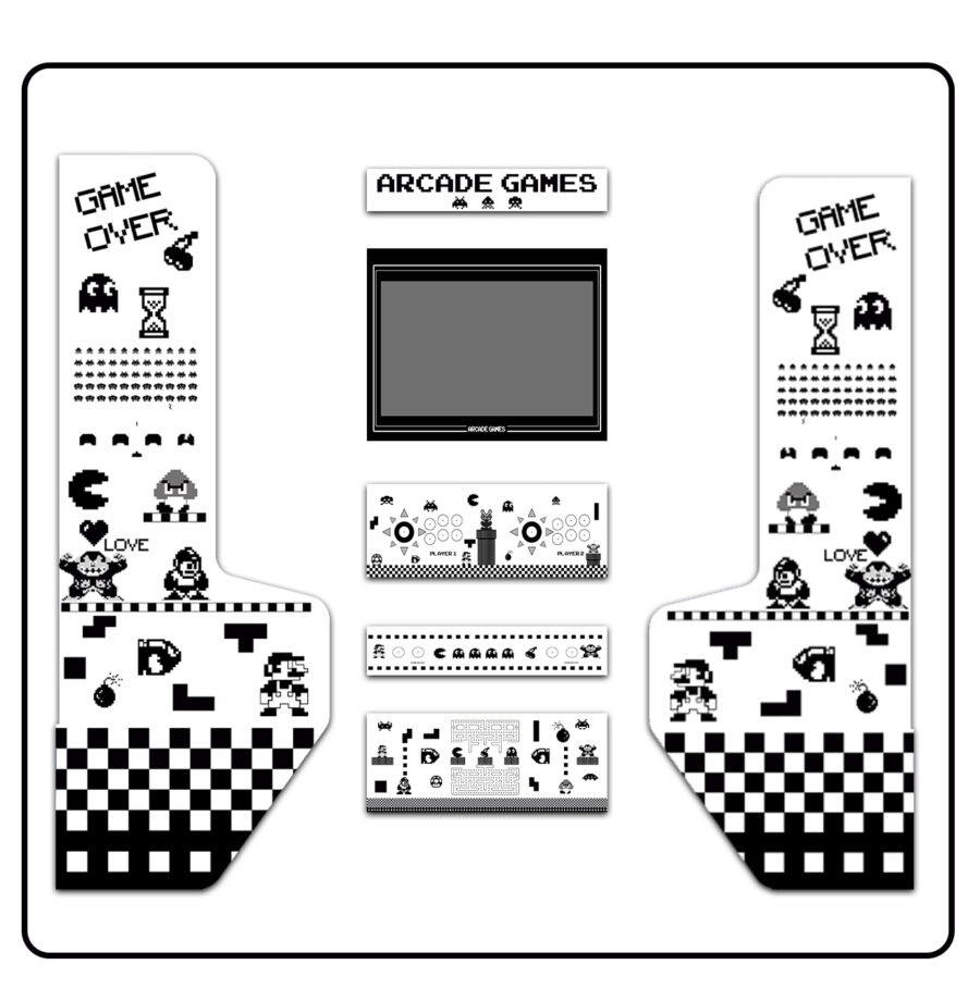 Arcade games b&w